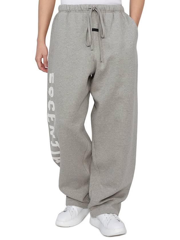 Fleece Relaxed Track Pants Dark Heather - FEAR OF GOD - BALAAN 5