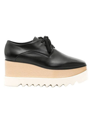 Wooden Platform Oxford Black - STELLA MCCARTNEY - BALAAN 1