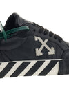 Low Vulcanized Leather Low Top Sneakers Black - OFF WHITE - BALAAN 11