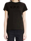 VPC Logo Organic Cotton Short Sleeve T-Shirt Black - A.P.C. - BALAAN 4