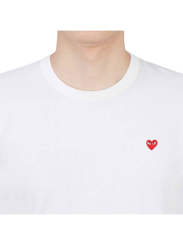 Mini Red Heart Waffen AZ T308 051 2 Men's Long Sleeve TShirt - COMME DES GARCONS - BALAAN 6