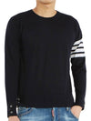 4 Bar Stripe Classic Wool Knit Top Navy - THOM BROWNE - BALAAN 6