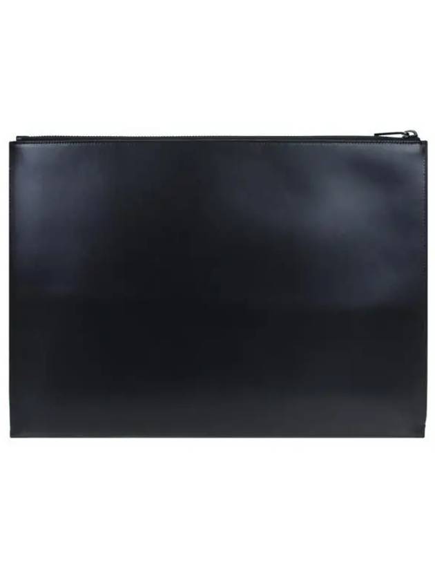 Monogram Logo Tiny Large Clutch Bag Black - SAINT LAURENT - BALAAN.