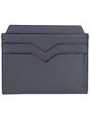 24SS Pebble Leather Card Wallet Smoke Gray SGNL0077028L99CC99 GF - VALEXTRA - BALAAN 2