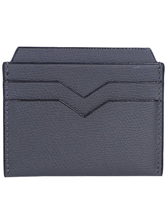 24SS Pebble Leather Card Wallet Smoke Gray SGNL0077028L99CC99 GF - VALEXTRA - BALAAN 2