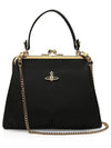 Granny Frame Tote Bag Black - VIVIENNE WESTWOOD - BALAAN 2