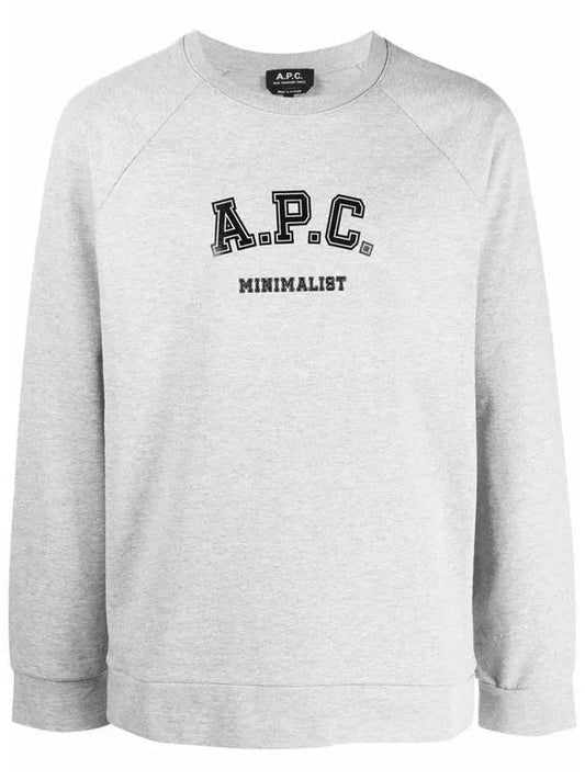 Logo Printing Sweatshirt Grey - A.P.C. - BALAAN 2