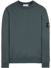 Wappen Patch Crew Neck Sweatshirt Dark Green - STONE ISLAND - BALAAN 2