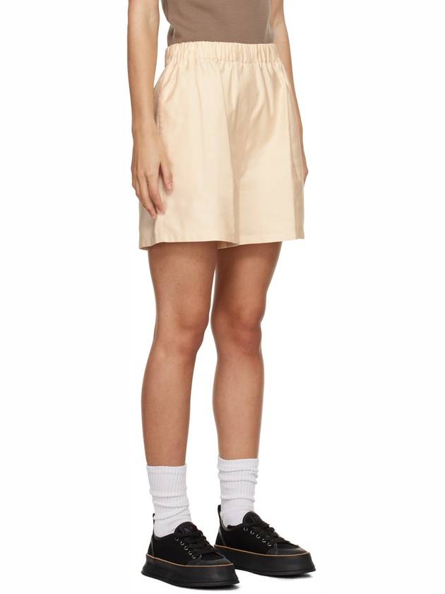 Piadena Cotton Shorts Ivory - MAX MARA - BALAAN 3