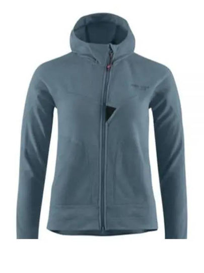 Women's Sigyn Zip Up Hoodie Thistle Blue - KLATTERMUSEN - BALAAN 2