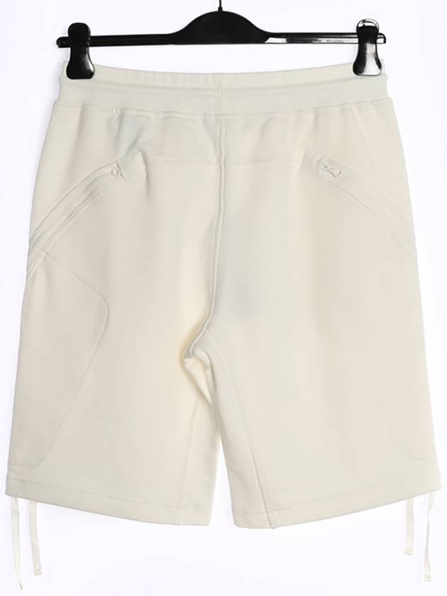 Lens Wappen Diagonal Shorts White - CP COMPANY - BALAAN 3