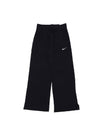 Phoenix Fleece High Waist Wide Pants Black - NIKE - BALAAN.