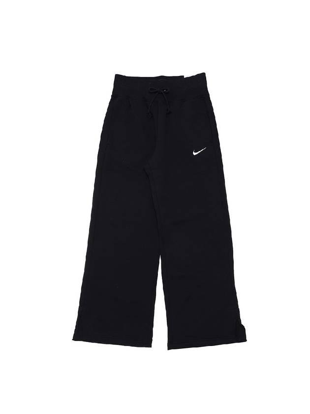 Phoenix Fleece High Waist Wide Pants Black - NIKE - BALAAN 1