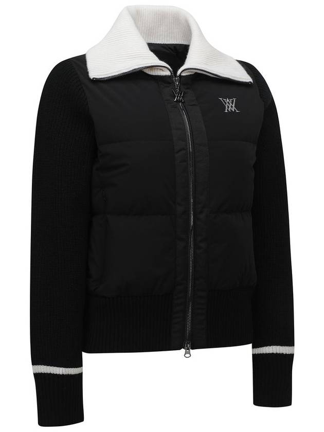 Official WOMEN HYBRID KNIT JACKET BK - ANEWGOLF - BALAAN 4