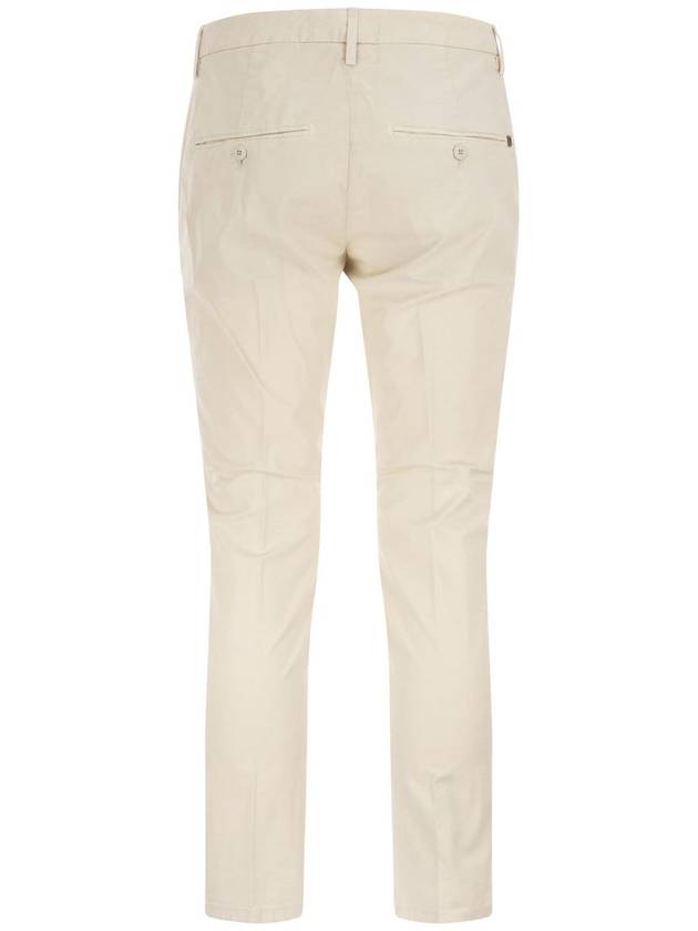 ALFREDO - Slim-fit cotton trousers - DONDUP - BALAAN 2