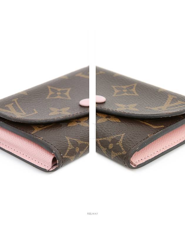 Monogram Rosalie Coin Perth Pink Card Wallet M62361 - LOUIS VUITTON - BALAAN 6