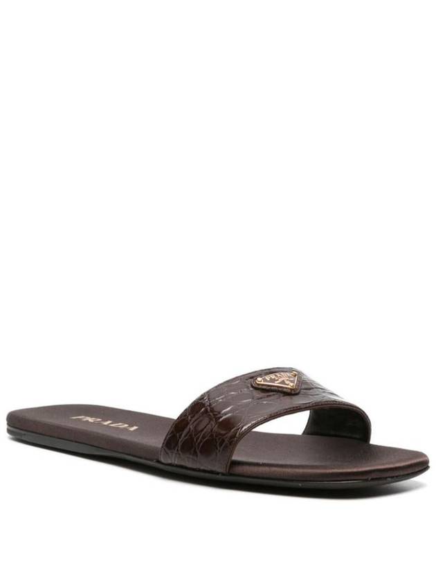 Sandals 1XX355FD0053LNT F0324 Brown - PRADA - BALAAN 3