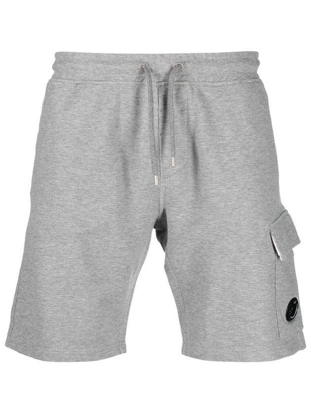 Lens Banding Cargo Shorts Grey - CP COMPANY - BALAAN 3