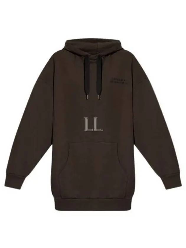 Solena Embroidered Logo Oversized Hoodie Faded Black - ISABEL MARANT - BALAAN 2