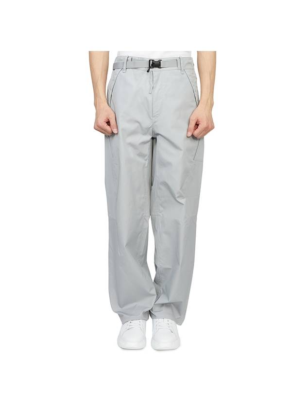 Metropolis Logo Straight Pants Grey - CP COMPANY - BALAAN 1