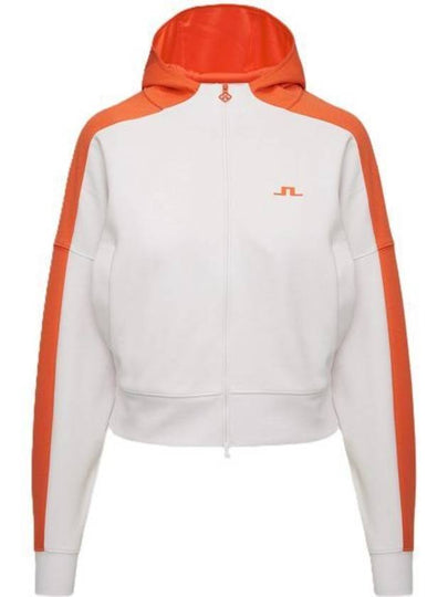 Amelia Zip-Up Hoodie White - J.LINDEBERG - BALAAN 2