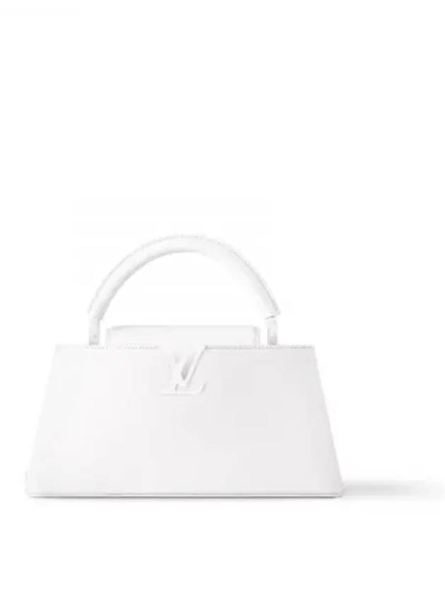 Shoulder Bag Cross Capucine East West MM Optic White M23948 - LOUIS VUITTON - BALAAN 1