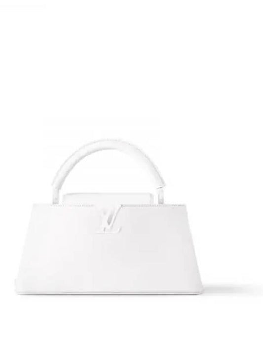 Shoulder Bag Cross Capucine East West MM Optic White M23948 - LOUIS VUITTON - BALAAN 1