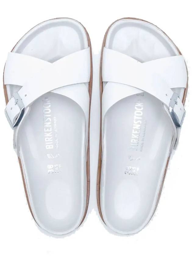 Sienna Premium White Narrow 1012766 Narrow Foot Women’s Slippers - BIRKENSTOCK - BALAAN 2