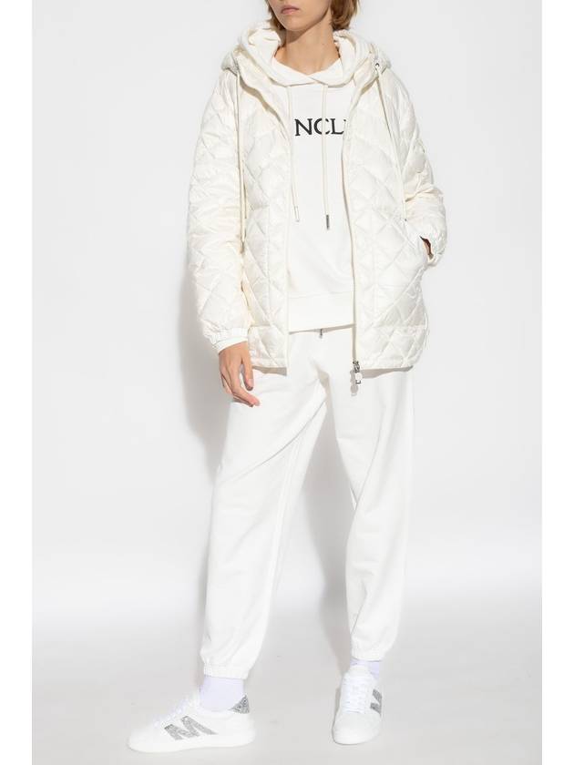 Logo Patch Track Pants White - MONCLER - BALAAN 3