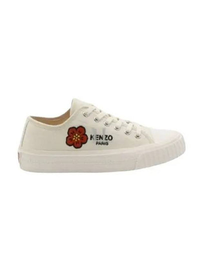 Foxy Canvas Low Top Sneakers White - KENZO - BALAAN 2