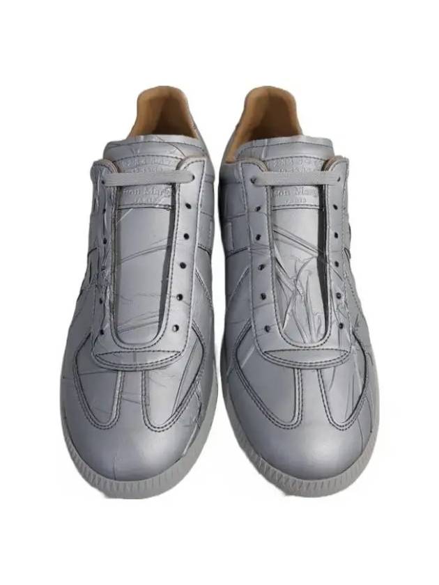 Men's Replica Low Top Sneakers Silver - MAISON MARGIELA - BALAAN 3