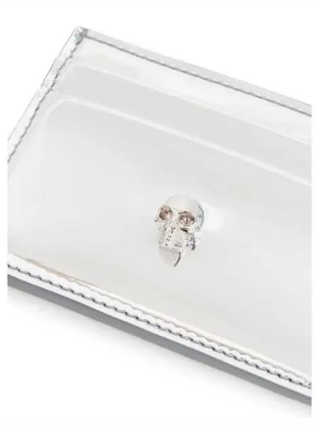 Logo Metallic Card Holder Silver - ALEXANDER MCQUEEN - BALAAN 5