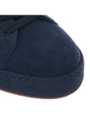 Women's Nuage Suede Goat Skin Low Top Sneakers Navy - LORO PIANA - BALAAN 10