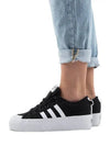 Nizza Platform Low Top Sneakers Black - ADIDAS - BALAAN 10