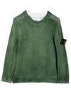 12th Anniversary Kids Women s Wappen Crew Neck Knit 7416513A3 V0059 - STONE ISLAND - BALAAN 1