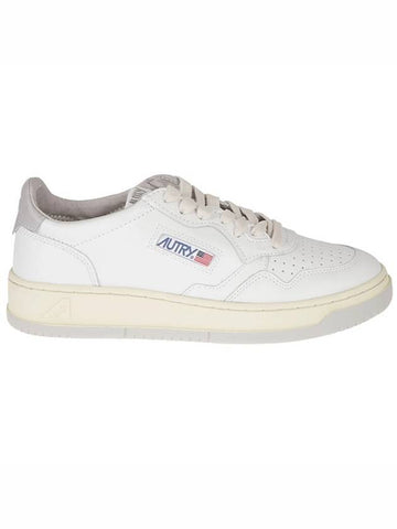 Medalist Leather Low Top Sneakers White - AUTRY - BALAAN 1