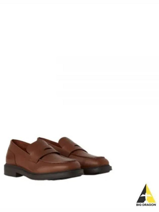 Travis Penny Leather Loafers Brown - LORO PIANA - BALAAN 2