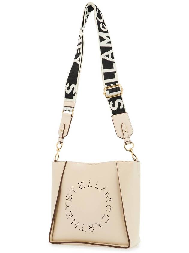 crossbody bag with perforated stella logo - STELLA MCCARTNEY - BALAAN 3