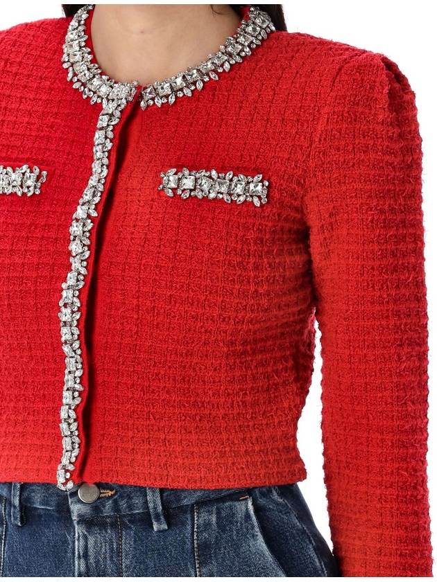 KNIT JACET RED - SELF PORTRAIT - BALAAN 3