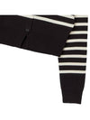 Women's Striped Cardigan Black GB1 WSW 13 N_BLK - THE GREEN LAB - BALAAN 4