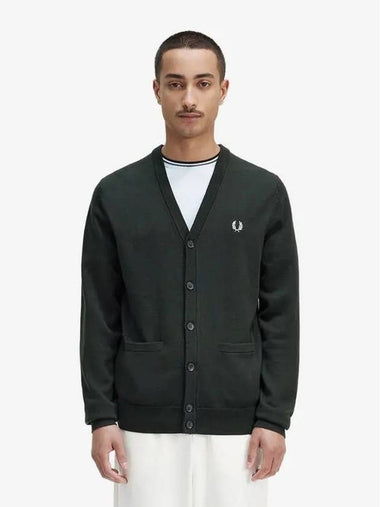 Baseline Classic Cardigan Q20 AFPM2339551 Dark Green - FRED PERRY - BALAAN 1