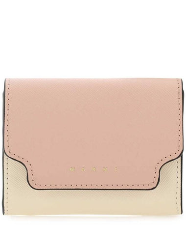 Two-tone leather coin purse - MARNI - BALAAN 1