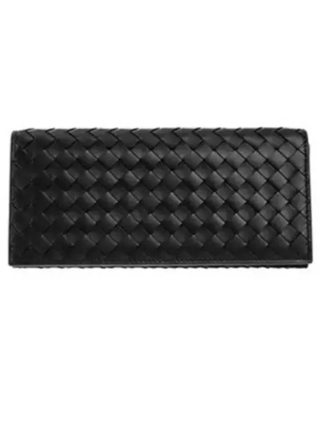 Intrecciato Continental Long Wallet Black - BOTTEGA VENETA - BALAAN 2