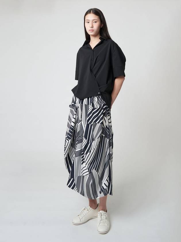 Multi Tech Flare Wide Pants Black - ATHPLATFORM - BALAAN 3