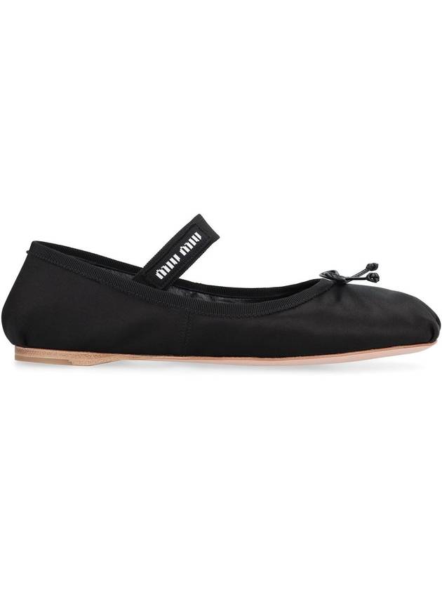 Satin Ballerinas Black - MIU MIU - BALAAN 3