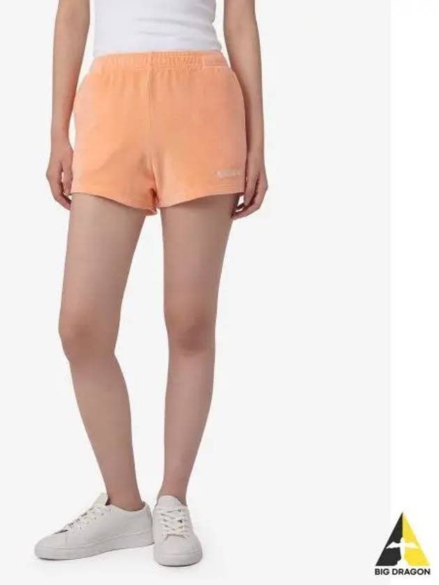 Embroidered Logo Shorts Peach - SPORTY & RICH - BALAAN 2