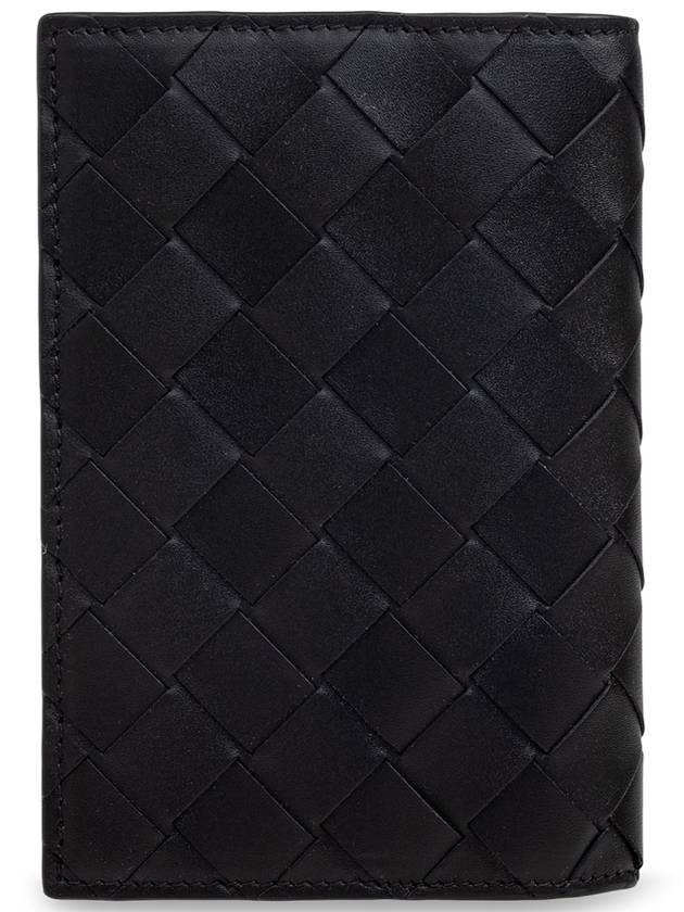 Bottega Veneta Passport Holder, Men's, Black - BOTTEGA VENETA - BALAAN 3