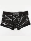 Men's Logo Print Briefs Black - VERSACE - BALAAN 2