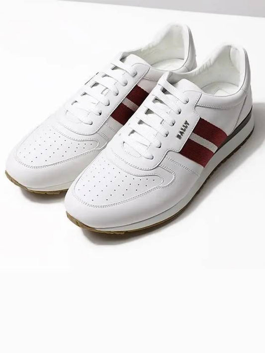 Astel Leather Low Top Sneakers White - BALLY - BALAAN 2