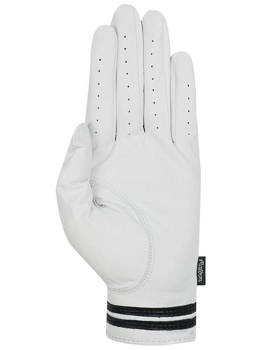 Women Ball Marker Left Hand Glove WHITE WOMAN - MALBON GOLF - BALAAN 2